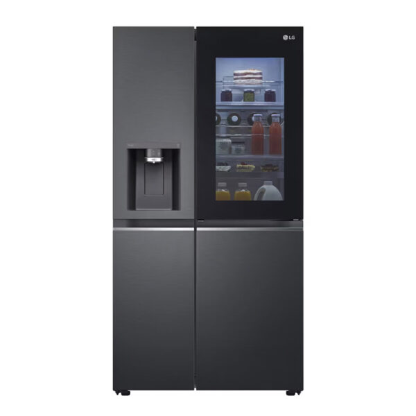 یخچال فریزر ساید بای ساید ال جی مدل X287B دودی